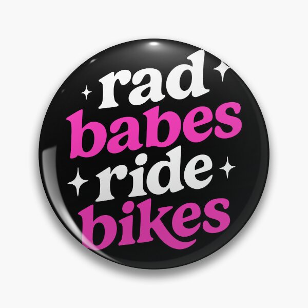Item preview, Rad Babes Ride Bikes - Motorcycle - Street Bikes - Text Only designed and sold by RaceDayRags.
