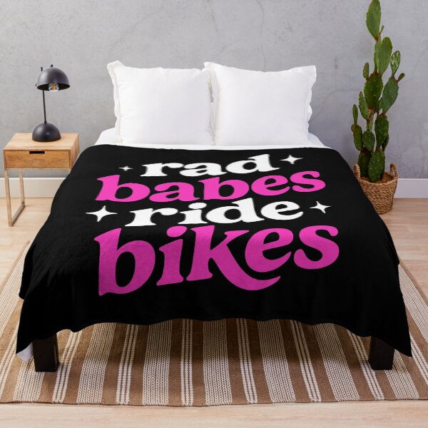 Item preview, Rad Babes Ride Bikes - Motorcycle - Street Bikes - Text Only designed and sold by RaceDayRags.