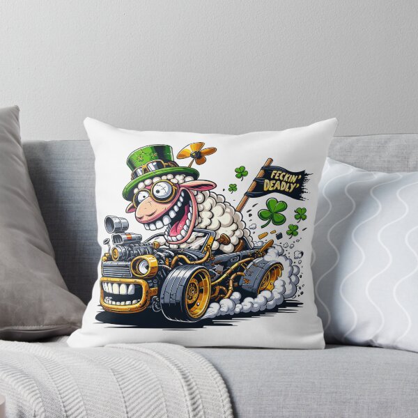 Item preview, Feckin’ Deadly Irish Drift Sheep – Crazy Sheep Edition designed and sold by pixelprodigy04.