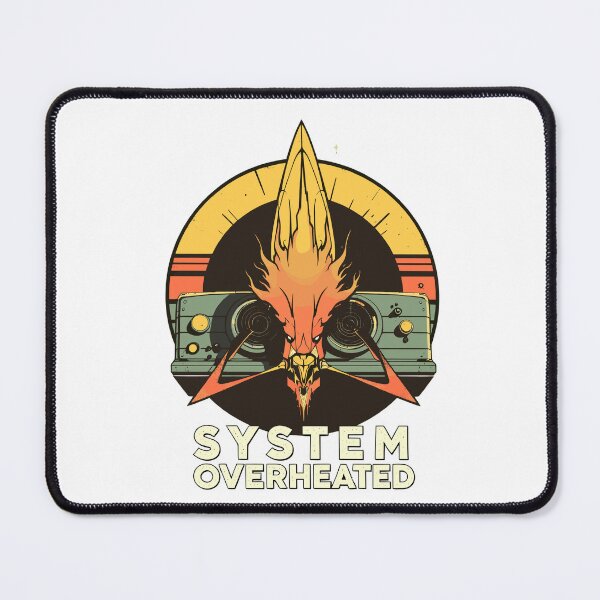 Item preview, System Overheated Retro DJ Logo designed and sold by pixelprodigy04.