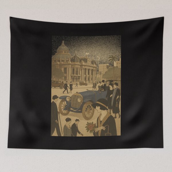 Item preview, Blast from the past a  beutiful people scene Rio 1930s designed and sold by Helios Be. Lavsh.