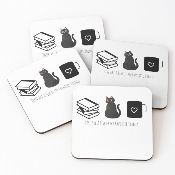Item preview, My Favorite Things: Books Cats and Coffee designed and sold by Rich Summers Art.