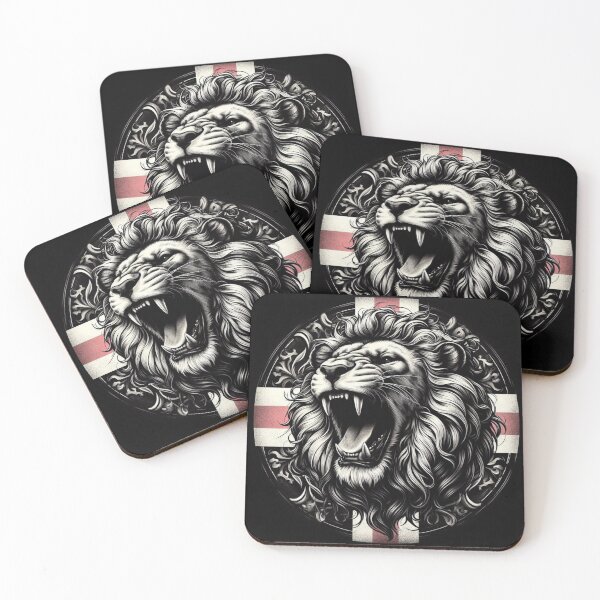 Item preview, Roaring Lion Cross of St George England Flag designed and sold by PurebloodDesign.