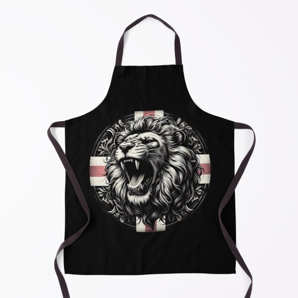Item preview, Roaring Lion Cross of St George England Flag designed and sold by PurebloodDesign.