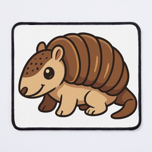 Item preview, Cute Armadillo Cartoon designed and sold by CanSparkleArt.