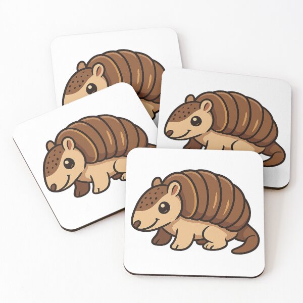 Item preview, Cute Armadillo Cartoon designed and sold by CanSparkleArt.