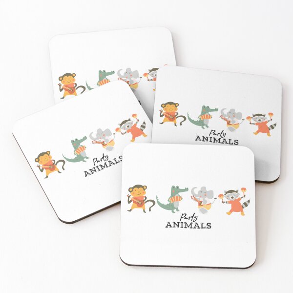Item preview, CUTE PARTY ANIMALS designed and sold by Rich Summers Art.