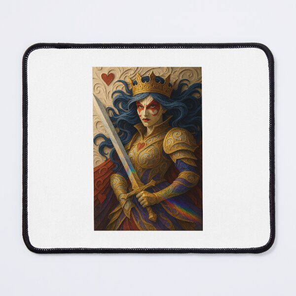 Item preview, Queen of Hearts Reimagined: The Sovereignty of War and Art designed and sold by thomashummelgen.