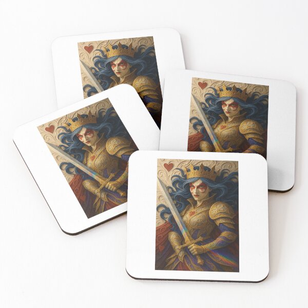 Item preview, Queen of Hearts Reimagined: The Sovereignty of War and Art designed and sold by thomashummelgen.