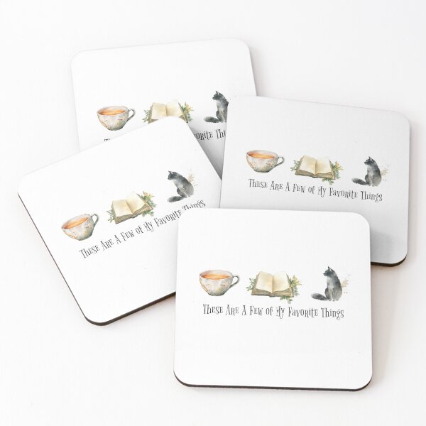 Item preview, My Favorite Things: Coffee Books and Cats designed and sold by Rich Summers Art.