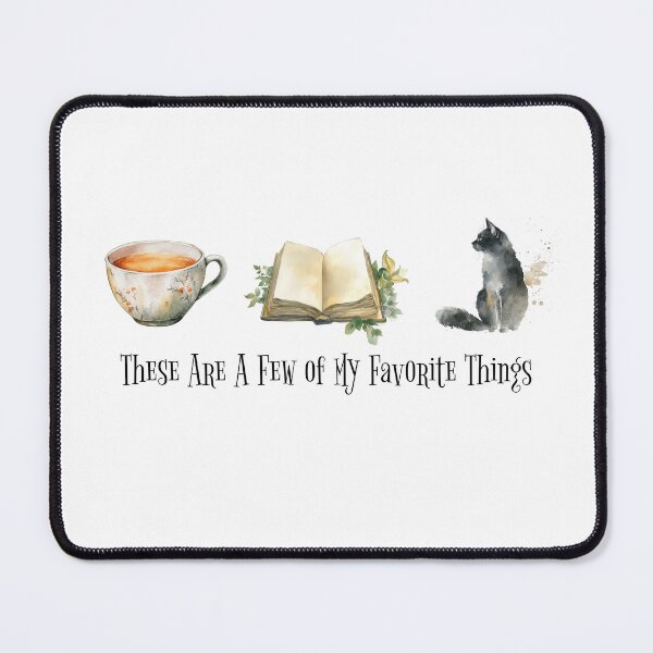 Item preview, My Favorite Things: Coffee Books and Cats designed and sold by Rich Summers Art.