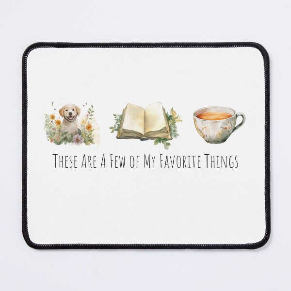 Item preview, My Favorite Things: Coffee Books and Puppies designed and sold by Rich Summers Art.