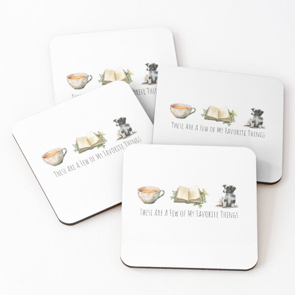 Item preview, My Favorite Things: Coffee Books and Puppies designed and sold by Rich Summers Art.