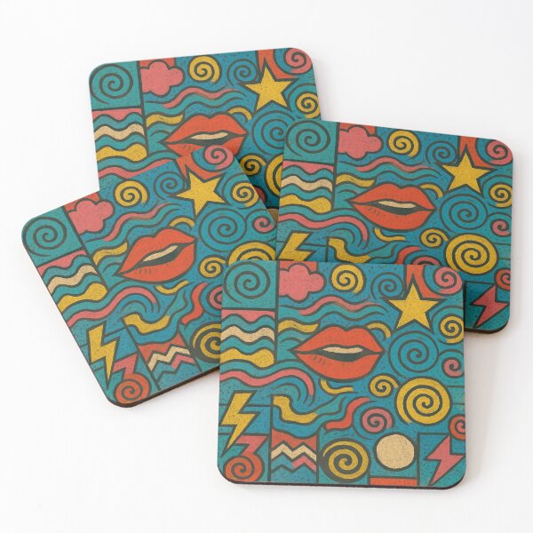 Item preview, Abstract Pop Art Lips Retro Funky Design designed and sold by Pixel-Up.