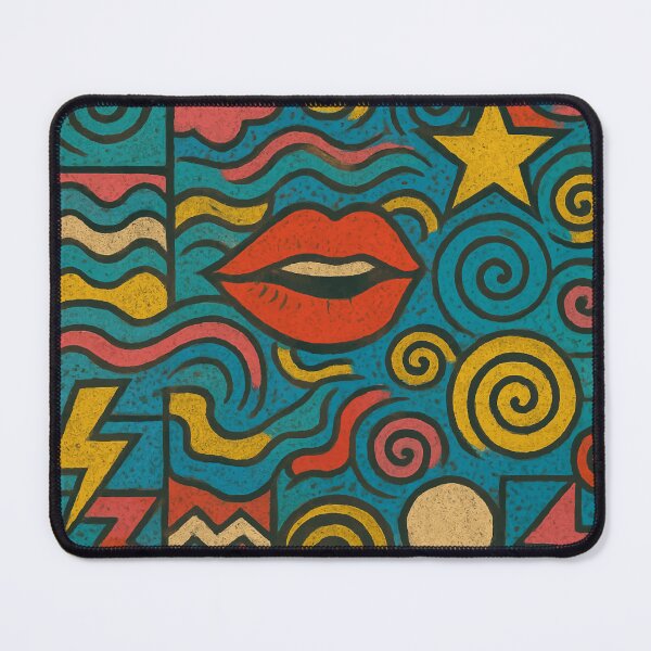 Item preview, Abstract Pop Art Lips Retro Funky Design designed and sold by Pixel-Up.