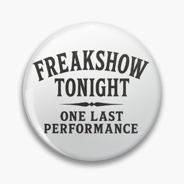 Item preview, Freakshow Tonight Sign – Creepy Carnival Sticker, Haunted Circus One Last Performance Halloween Design designed and sold by Feral Confetti.