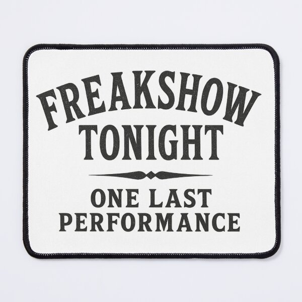 Item preview, Freakshow Tonight Sign – Creepy Carnival Sticker, Haunted Circus One Last Performance Halloween Design designed and sold by Feral Confetti.