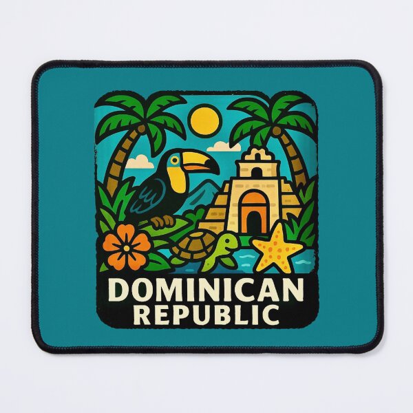 Item preview, Dominican Republic - Toucan, Ruins & Reef Life designed and sold by Myra365Art.