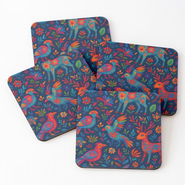 Item preview, Colorful Seamless Otomi Alebrijes Pattern in High Definition designed and sold by Mony26.