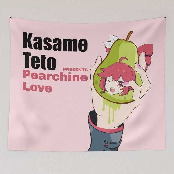 Item preview, Pearchine Love – Minimal Kasane Teto Parody Design designed and sold by Italkam.
