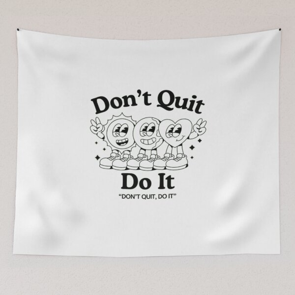 Item preview, Motivational Quote Don’t Quit Do It Positive Inspiration designed and sold by ArtsyElegance4U ⭐⭐⭐⭐⭐.