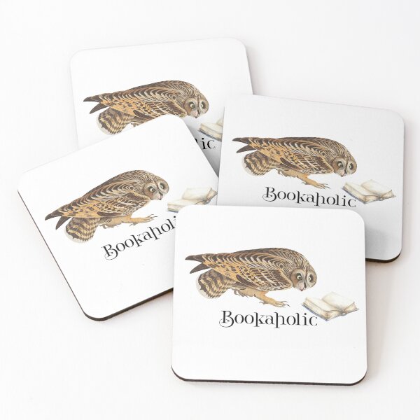 Item preview, THE BOOKAHOLIC OWL FOR BOOK LOVERS designed and sold by Rich Summers Art.