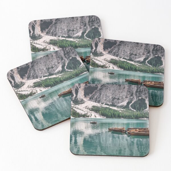 Item preview, Wooden Boats on Lago di Braies – Dolomites, Italy designed and sold by RastislavS.