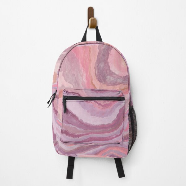 Item preview, Pink & Purple Marble Flow – Modern Abstract Stone Art designed and sold by NARIVA.