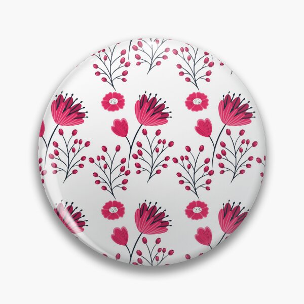Item preview, Pink flower pattern designed and sold by Jamildesign.