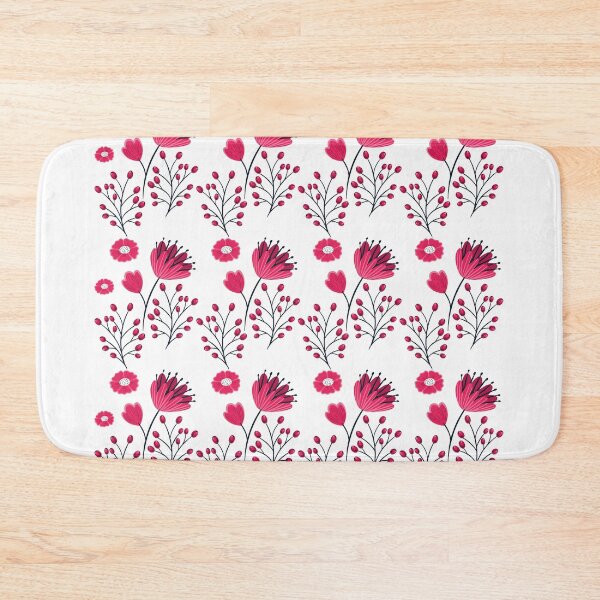 Item preview, Pink flower pattern designed and sold by Jamildesign.