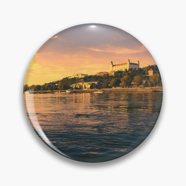 Item preview, Bratislava Castle at Sunset over the Danube – Slovakia designed and sold by RastislavS.