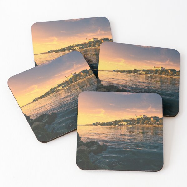 Item preview, Bratislava Castle at Sunset over the Danube – Slovakia designed and sold by RastislavS.