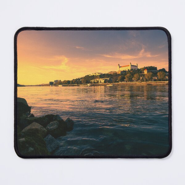 Item preview, Bratislava Castle at Sunset over the Danube – Slovakia designed and sold by RastislavS.