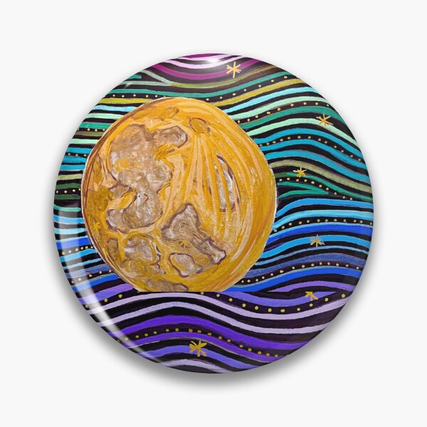 Item preview, Ondas de arcoíris iluminadas por la luna designed and sold by TheArtyOne11.