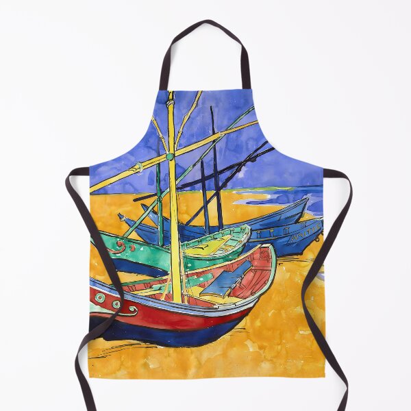 Item preview, Vincent van Gogh - Fishing Boats on the Beach at Saintes Maries de la Mer designed and sold by Jon-Baran.