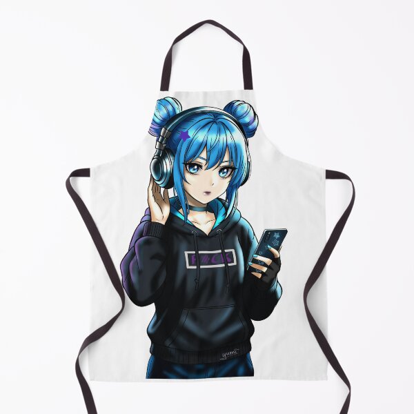 Artikelvorschau, Mizumi OC mit Kopfhörer und Smartphone entworfen und verkauft von Yumikazumi.