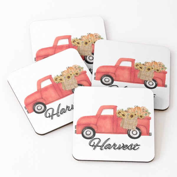 Item preview, Harvest Red truck fall design | Vintage pumpkin & Sunflower Autumn Graphic designed and sold by LTG Customs.