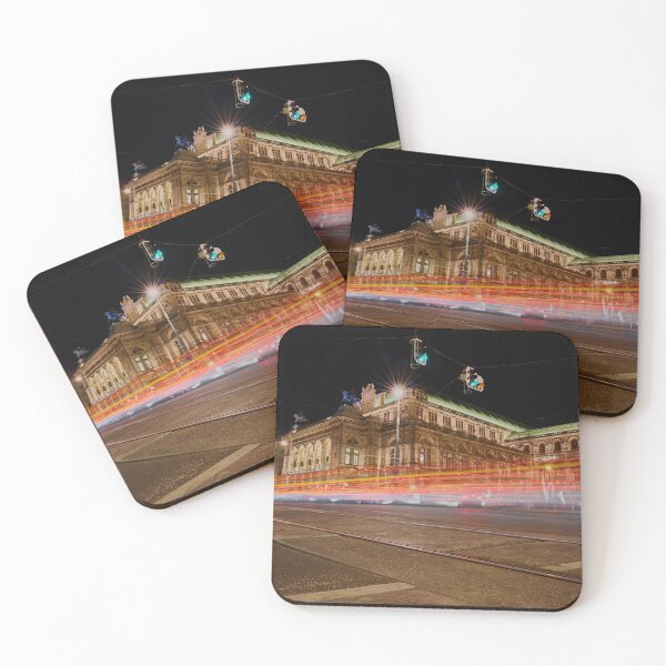 Item preview, Vienna State Opera at Night with Light Trails – Austria designed and sold by RastislavS.