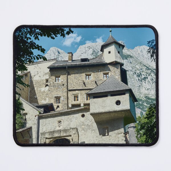 Item preview, Hohenwerfen Castle Entrance with Alpine Mountains – Austria designed and sold by RastislavS.