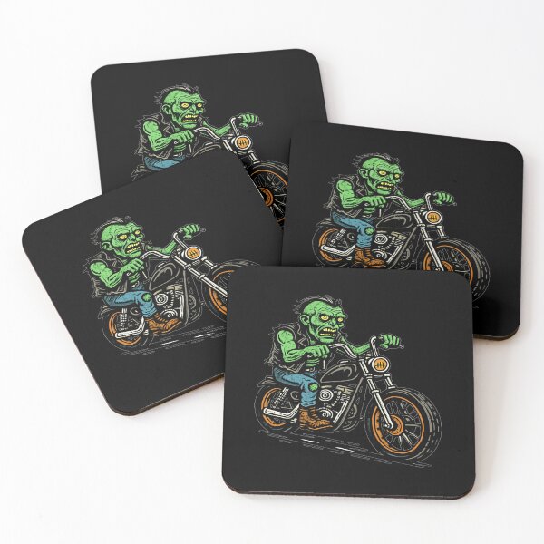 Item preview, Zombie biker designed and sold by YourFavBuddy.