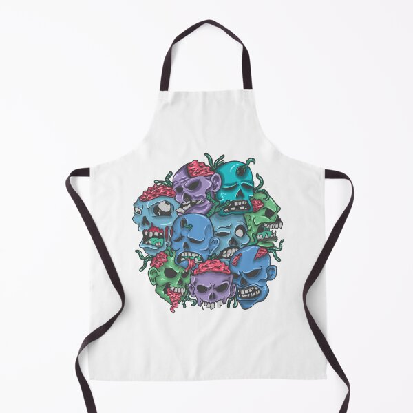 Item preview, Creepy Zombie Skulls designed and sold by Dospart.
