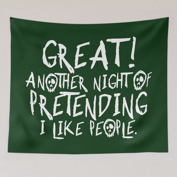 Item preview, Great, another night of pretending I like people. Funny Introvert Halloween Gift designed and sold by Plant On Demand.