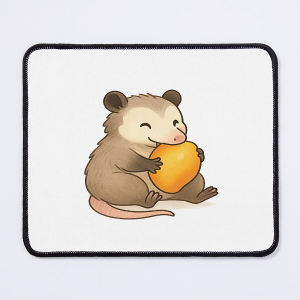 Item preview, Opossum eating mango designed and sold by YourFavBuddy.