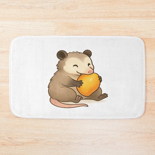 Item preview, Opossum eating mango designed and sold by YourFavBuddy.