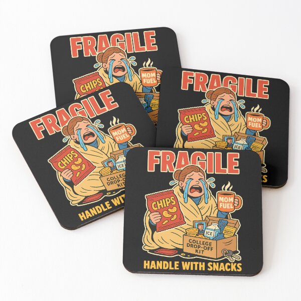 Item preview, Fragile Parent Humor – Handle With Snacks (College Drop Off Mom) designed and sold by I AM BRO.