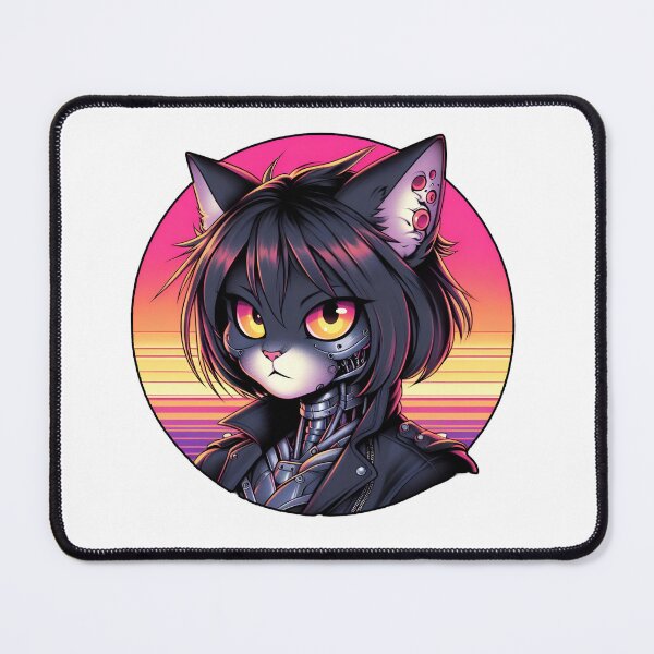 Item preview, Cyberpunk Cat – Post Apocalyptic Terminator Furry designed and sold by CaliLuminos.
