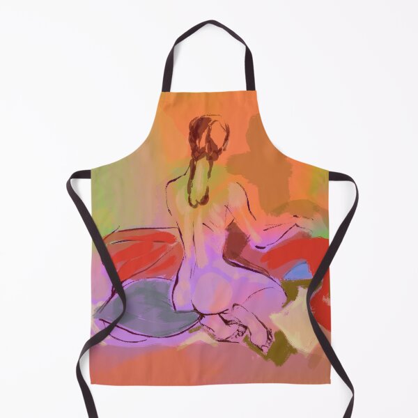 Item preview, Color Block series: Back View with Braids designed and sold by Susan R. Kirshenbaum.