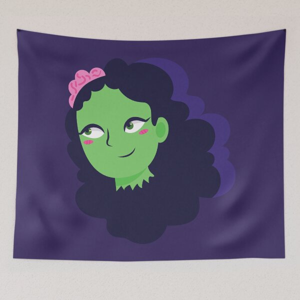 Item preview, undead halloween zombie woman monster bride designed and sold by Gossip Rag.