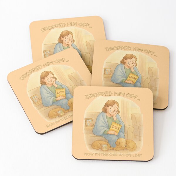 Item preview, Dropped Him Off – Empty Nest Parent Humor designed and sold by I AM BRO.