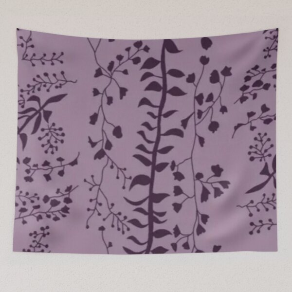 Item preview, Purple lavender floral Bella blanket  designed and sold by Madison Creates.